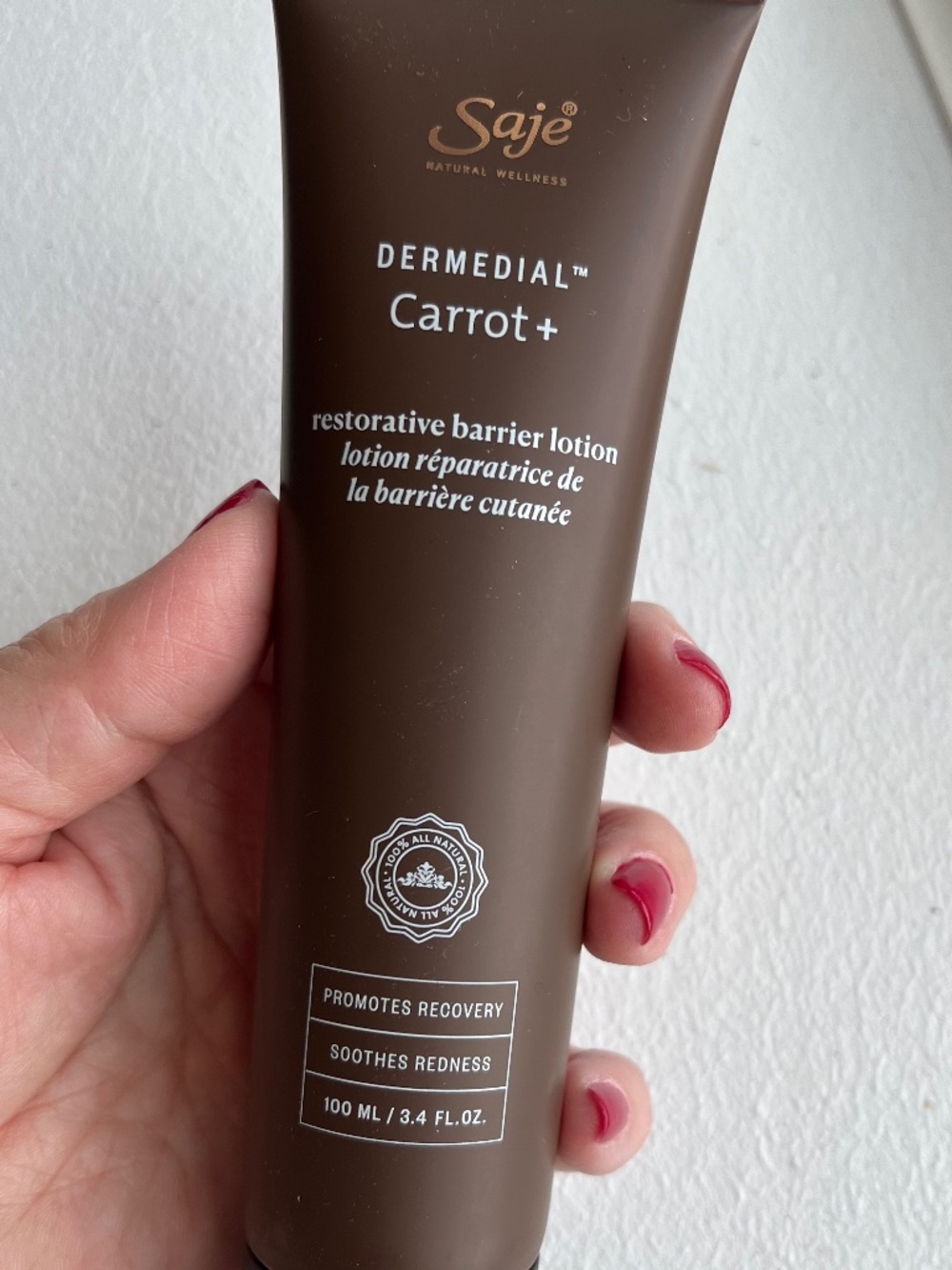 NEW Saje Dermedial Carrot+ Restorative Barrier Lotion 100 ml
